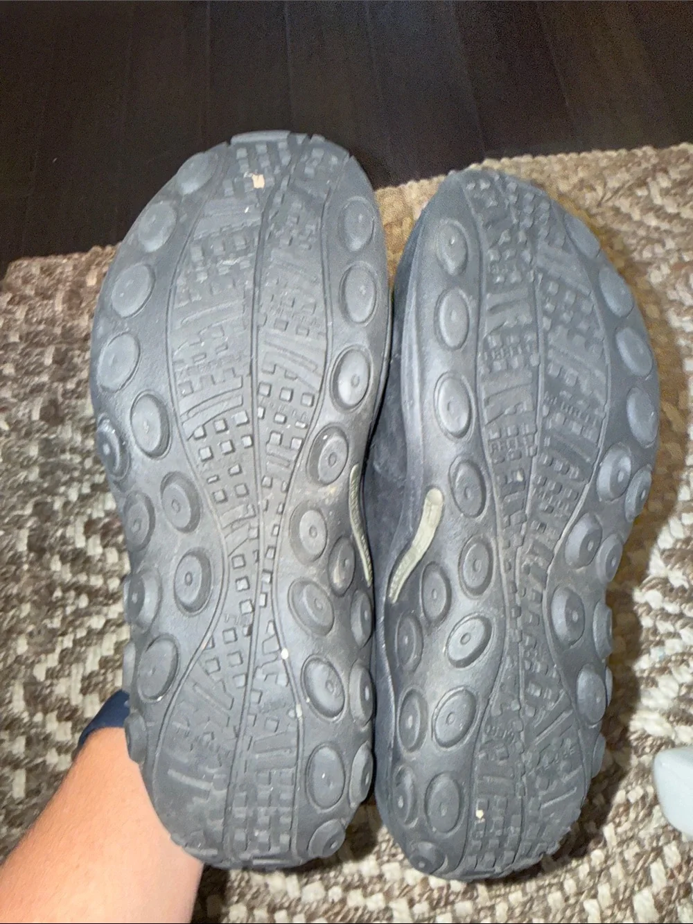 Merrell Women’s Jungle Black Slip-On Suede Casual Shoe - Black size 8 excellent